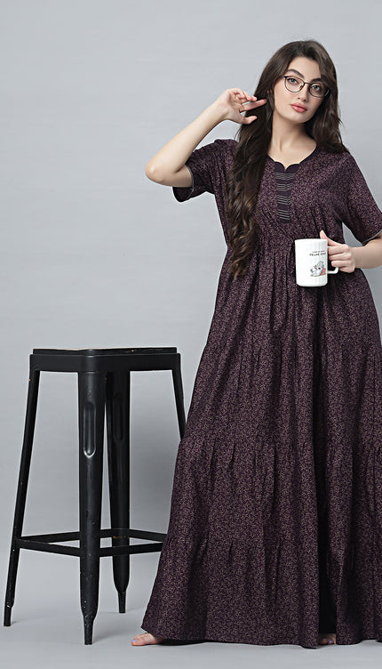 Womens Nightwear Full-Length Nighty