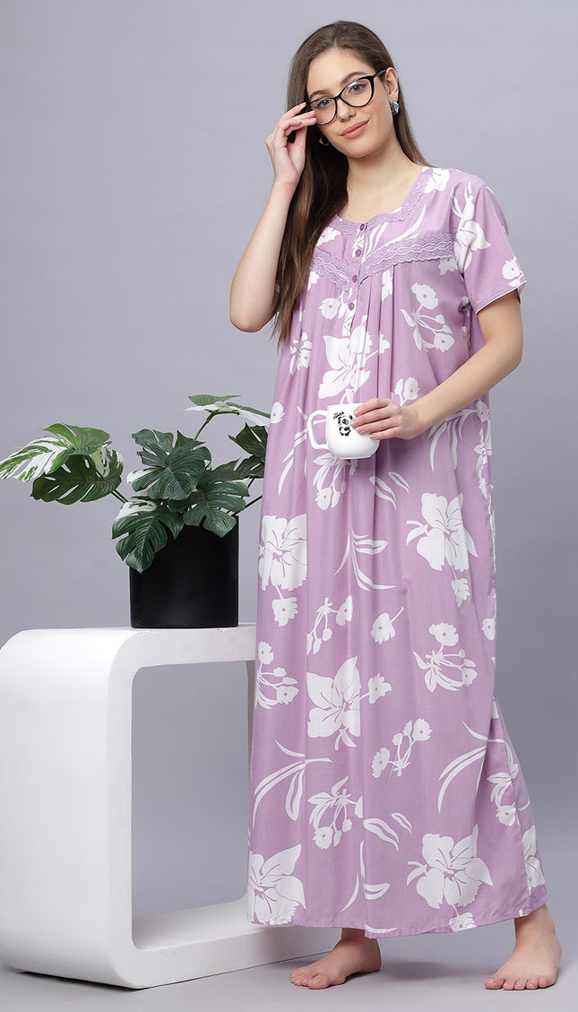 Womens Nightwear Full-Length Nighty