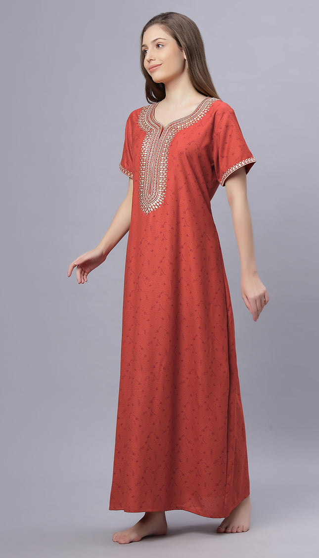 Womens Nightwear Full-Length Nighty