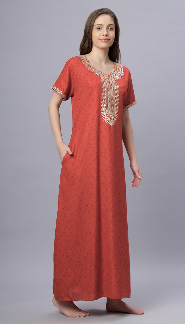 Womens Nightwear Full-Length Nighty