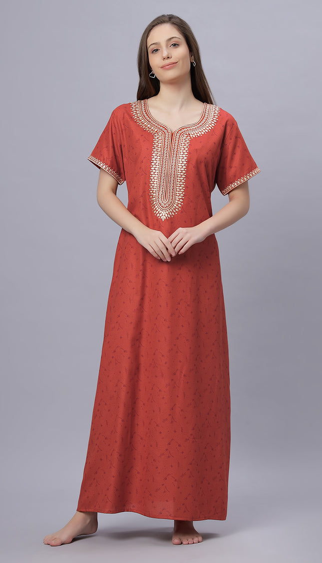 Womens Nightwear Full-Length Nighty