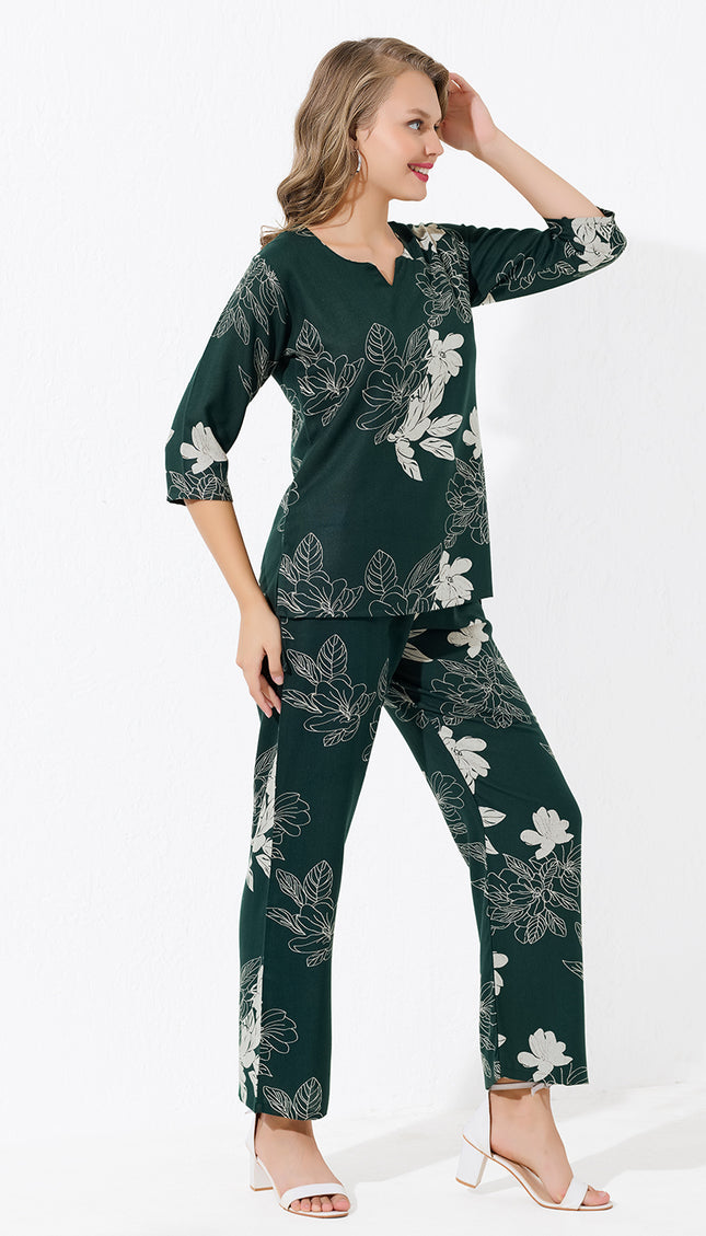 Womens Viscose Printed Co-Ord Set