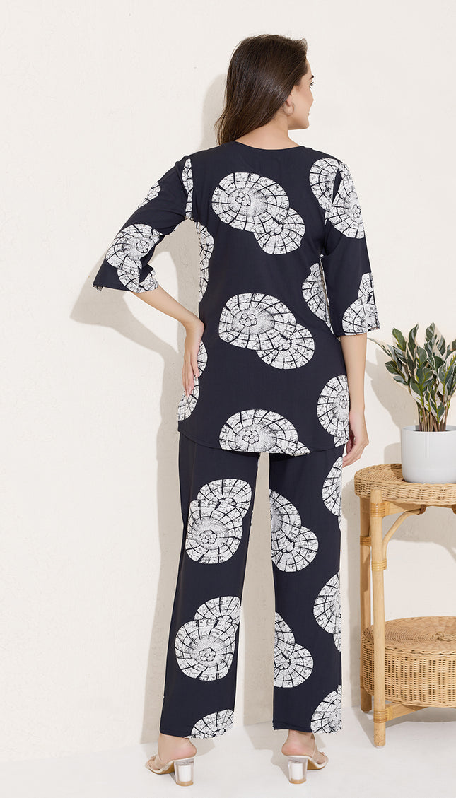 Womens Cotton Printed Co-Ord Set