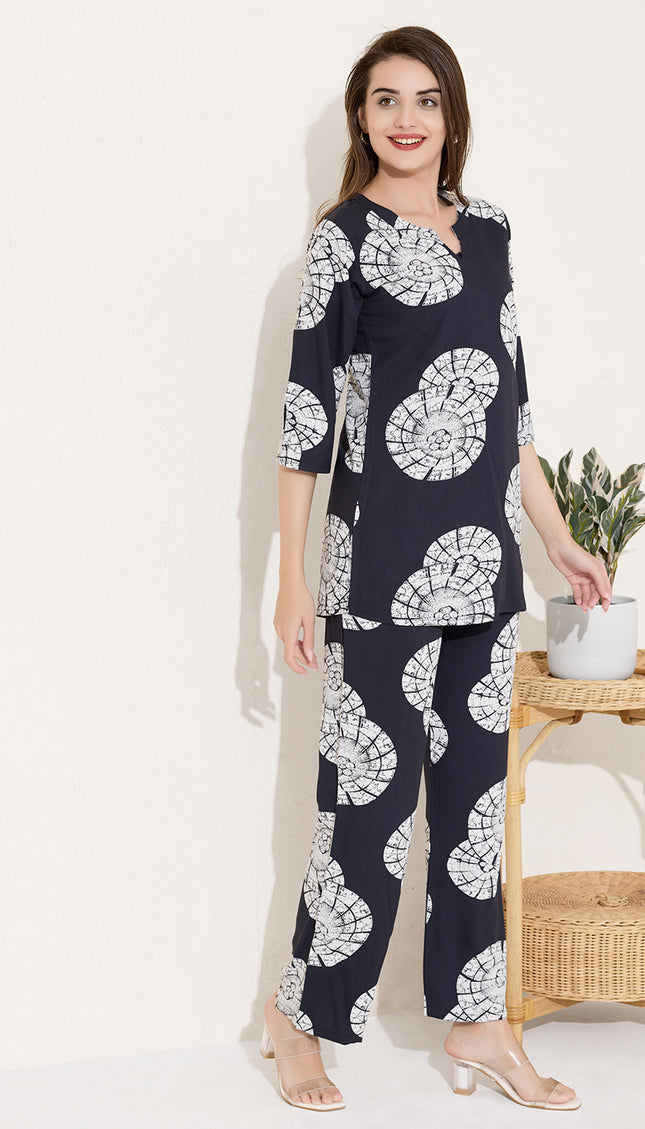 Womens Cotton Printed Co-Ord Set