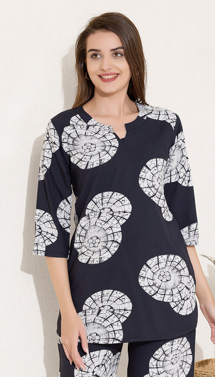 Womens Cotton Printed Co-Ord Set