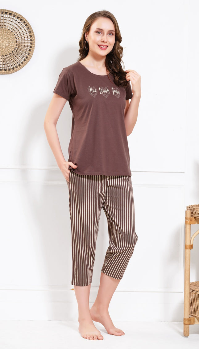 Women’s Cotton Printed Night Suit Set