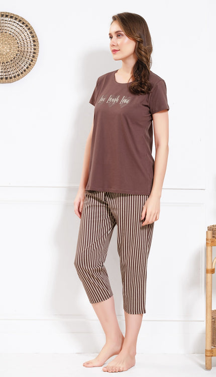 Women’s Cotton Printed Night Suit Set