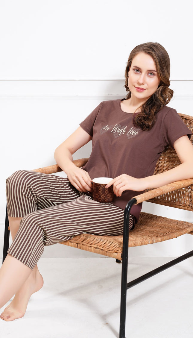 Women’s Cotton Printed Night Suit Set