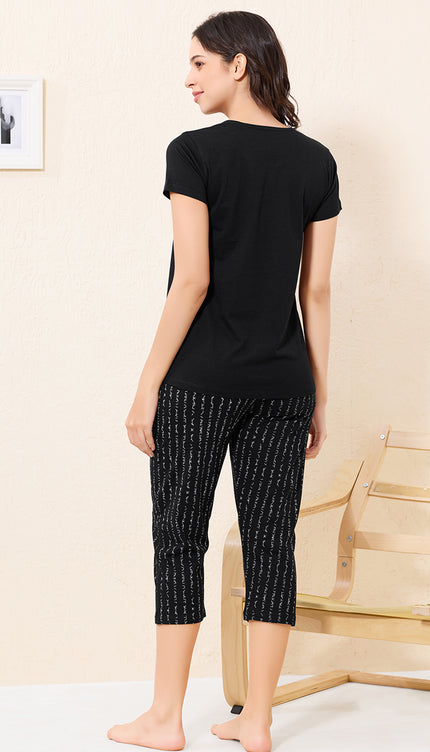 Womens Cotton Printed Night Suit Set