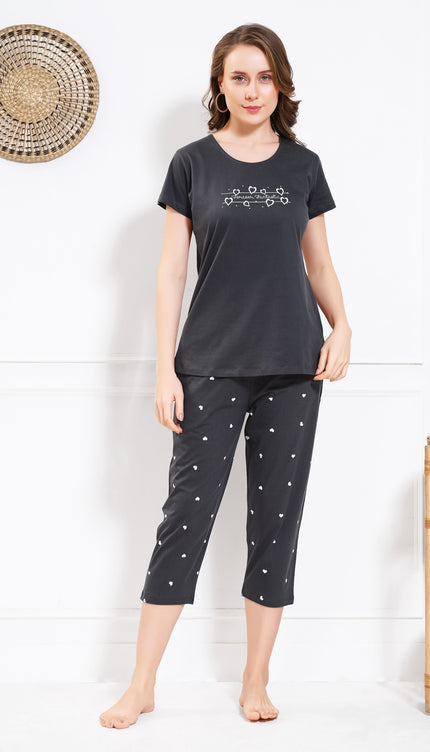 Women’s Cotton Printed Night Suit Set