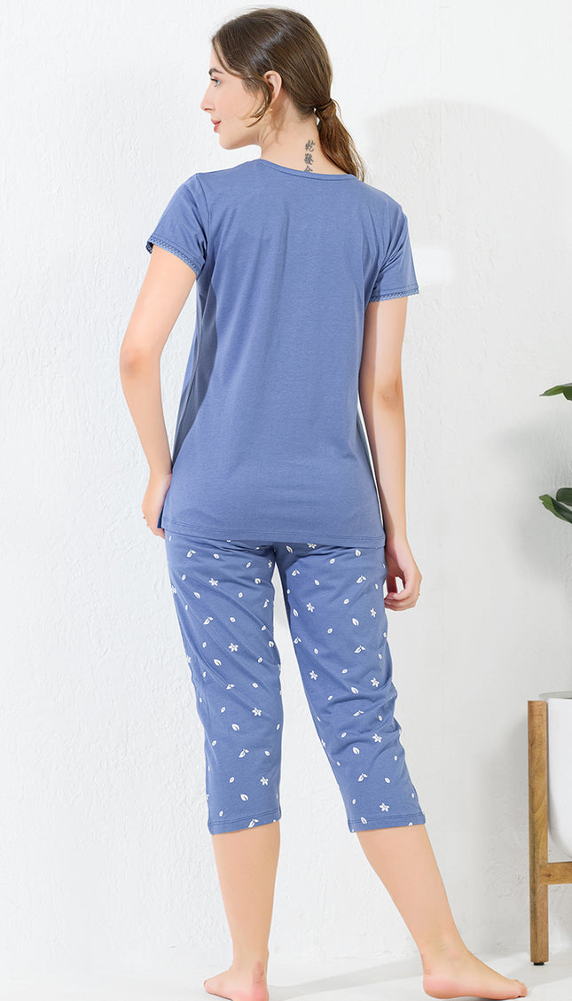 Women’s Cotton Printed Night Suit Set