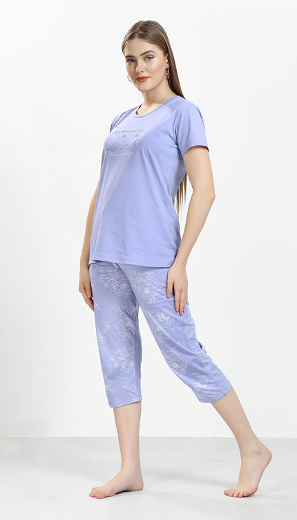 Women’s Cotton Printed Night Suit Set