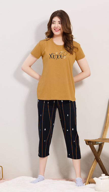 Women's Cotton Printed Night Suit Set