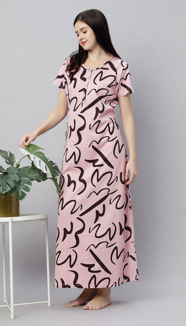Womens Nightwear Full-Length Nighty