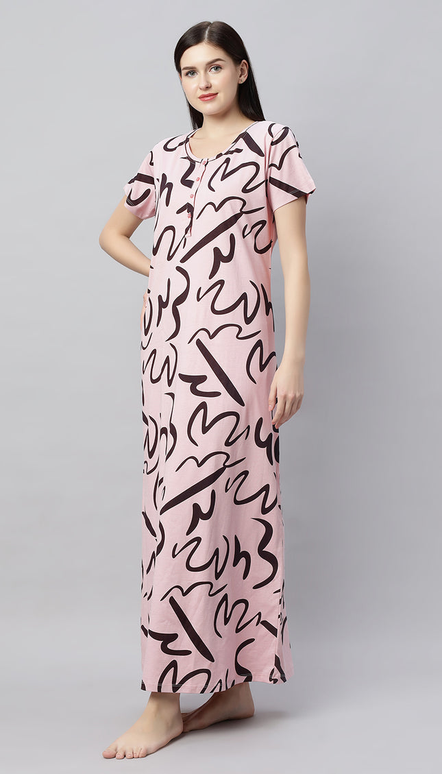 Womens Nightwear Full-Length Nighty