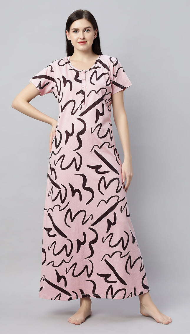 Womens Nightwear Full-Length Nighty