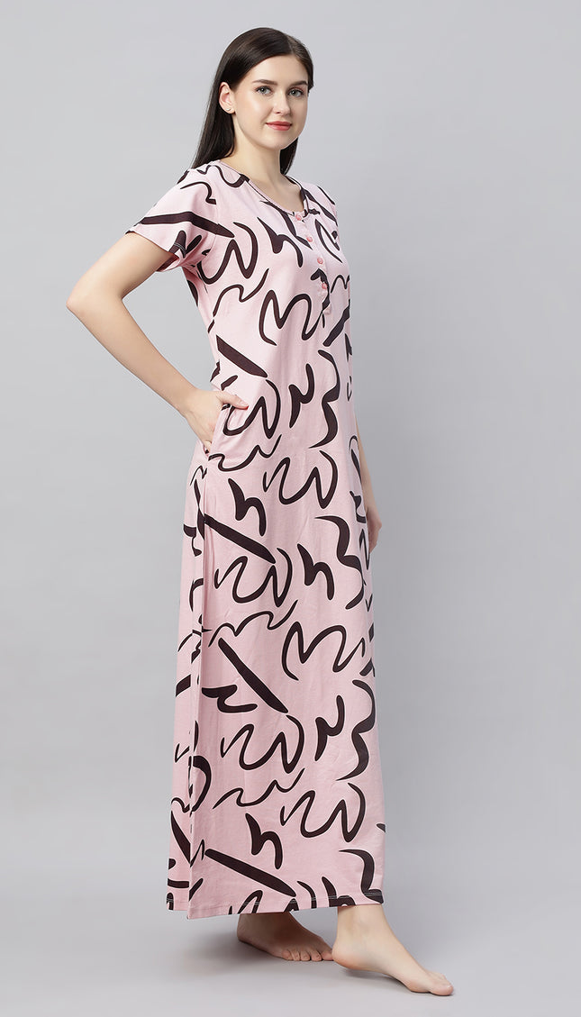 Womens Nightwear Full-Length Nighty