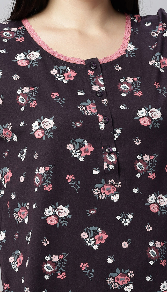 Womens Nightwear Full-Length Nighty