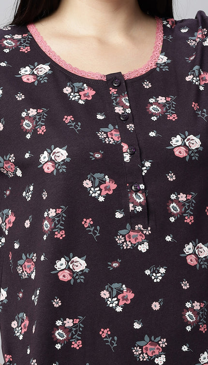 Womens Nightwear Full-Length Nighty