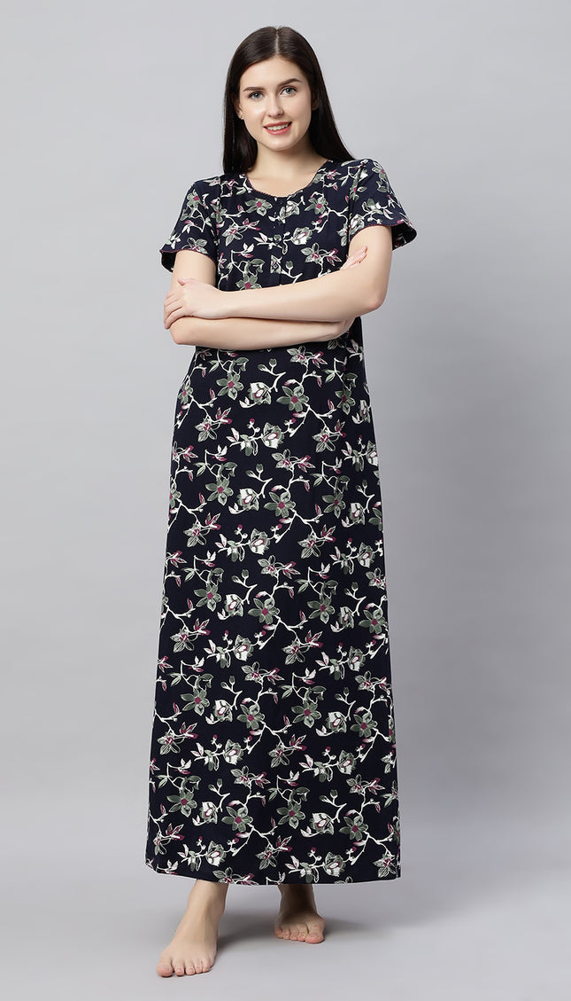 Womens Nightwear Full-Length Nighty