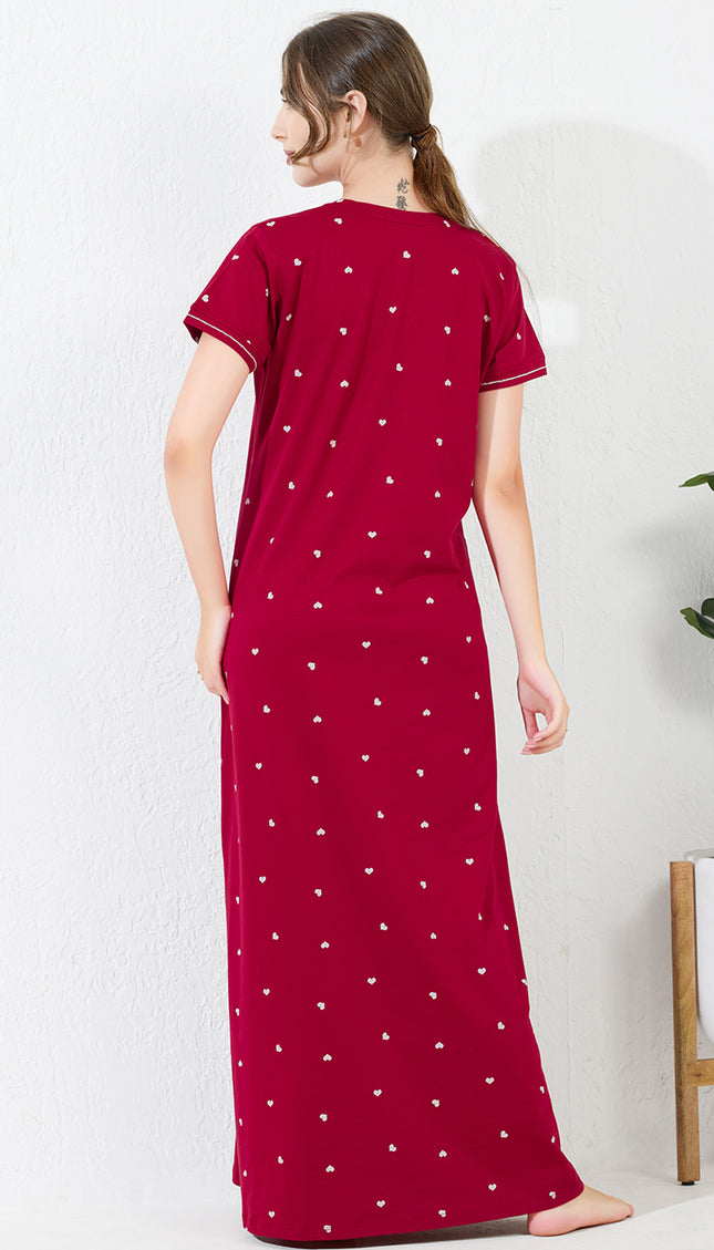 Women's Cotton Maternity & Feeding Nighty