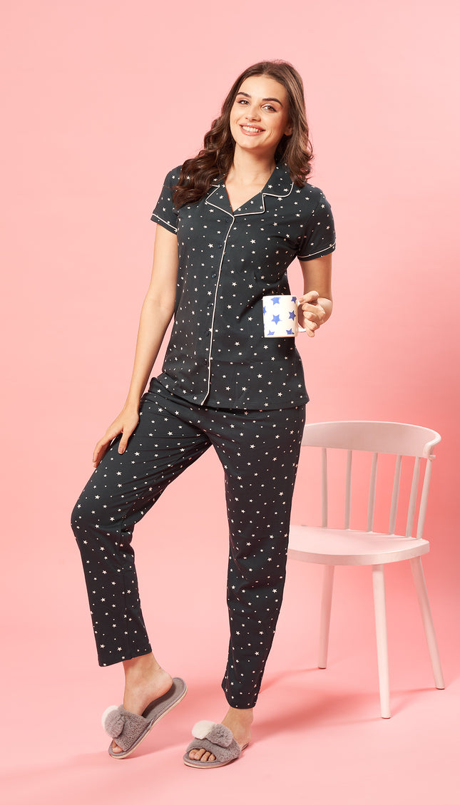 Womens Cotton Night Suit Set