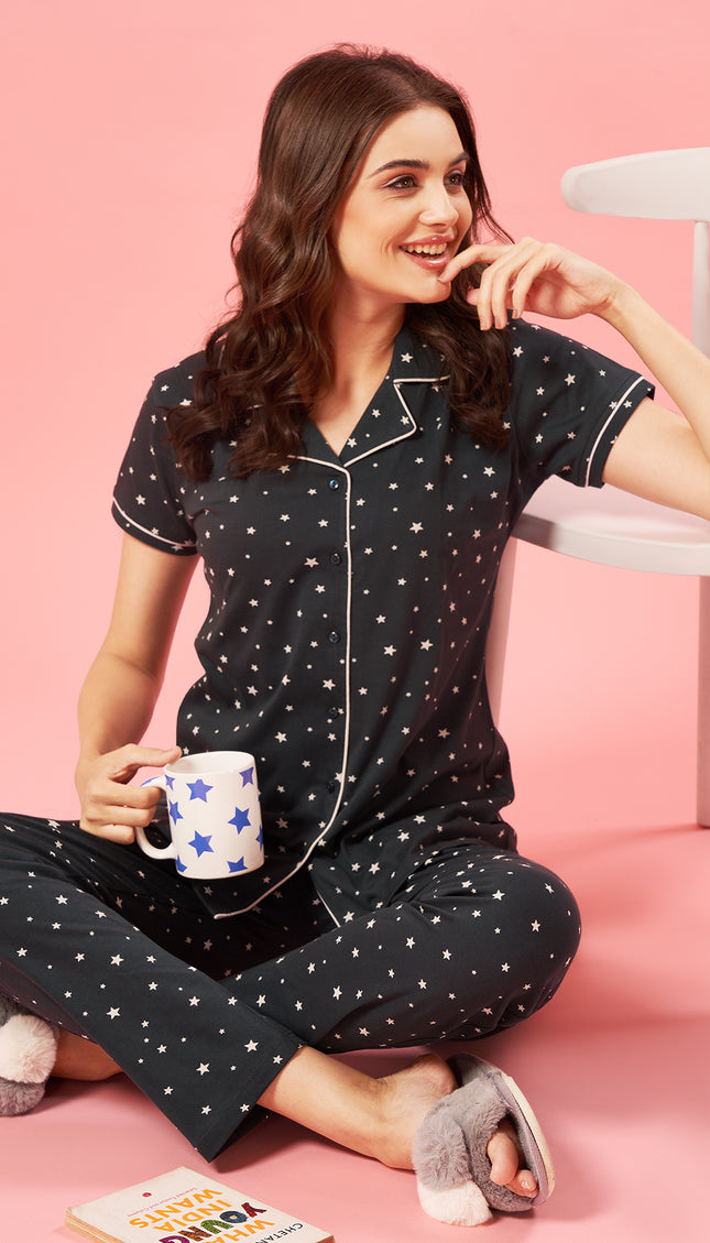 Womens Cotton Night Suit Set