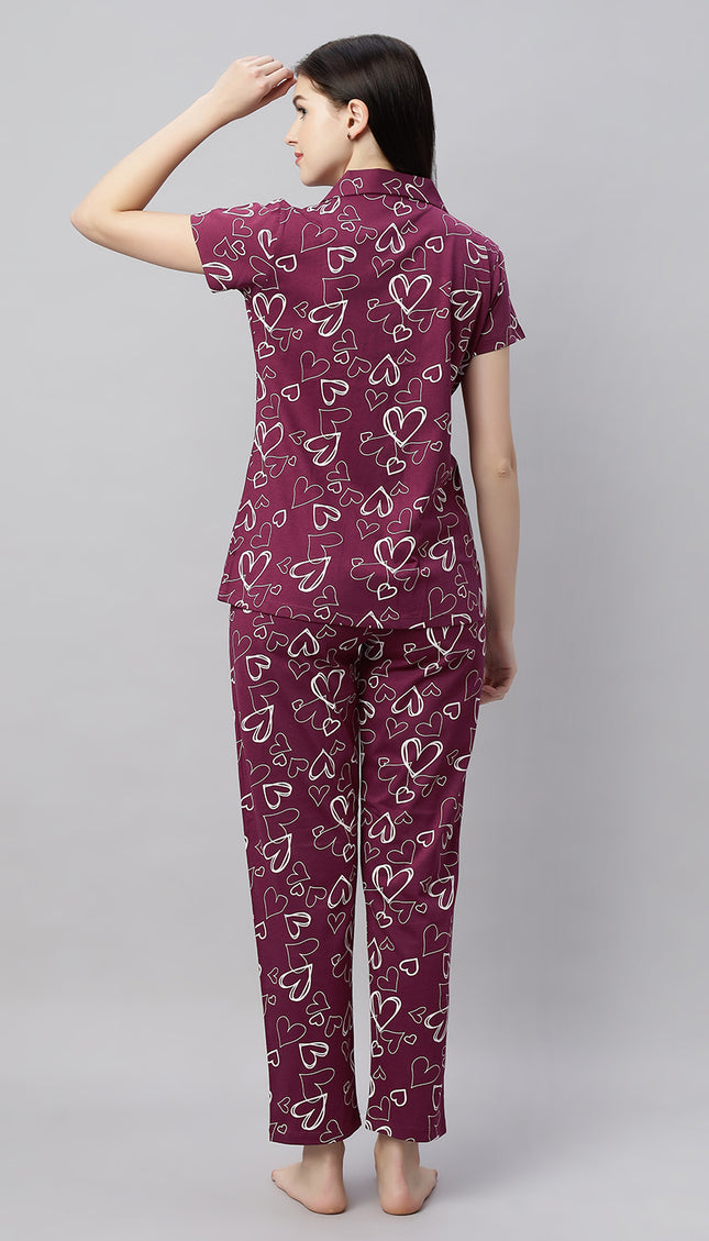 Womens Cotton Night Suit Set