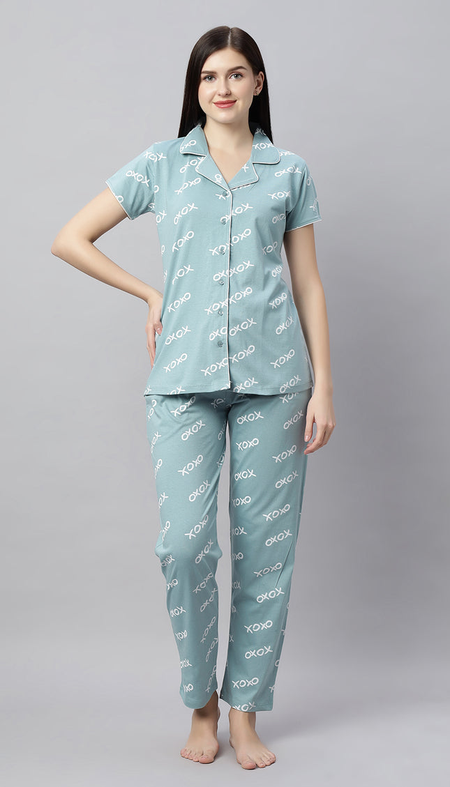Womens Cotton Night Suit Set