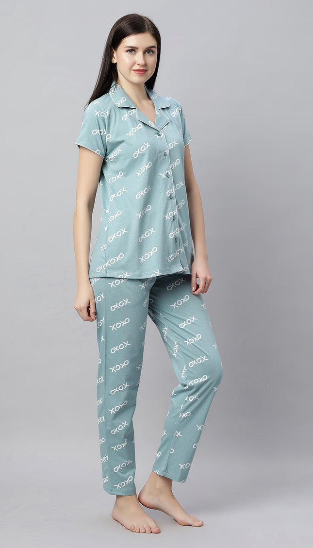 Womens Cotton Night Suit Set