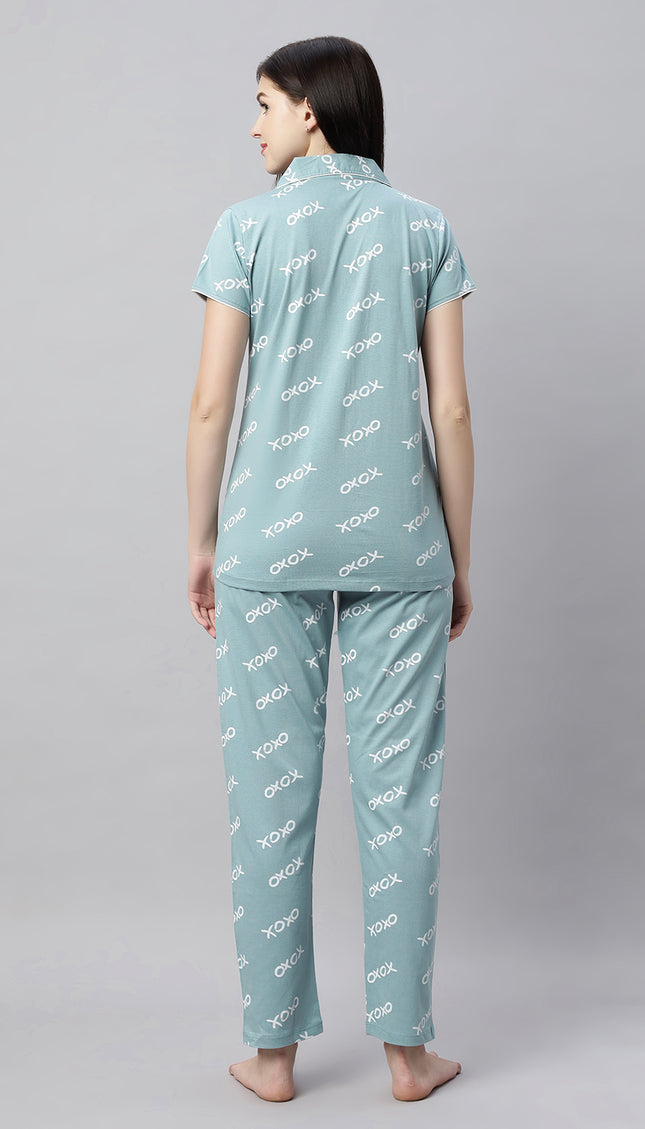 Womens Cotton Night Suit Set