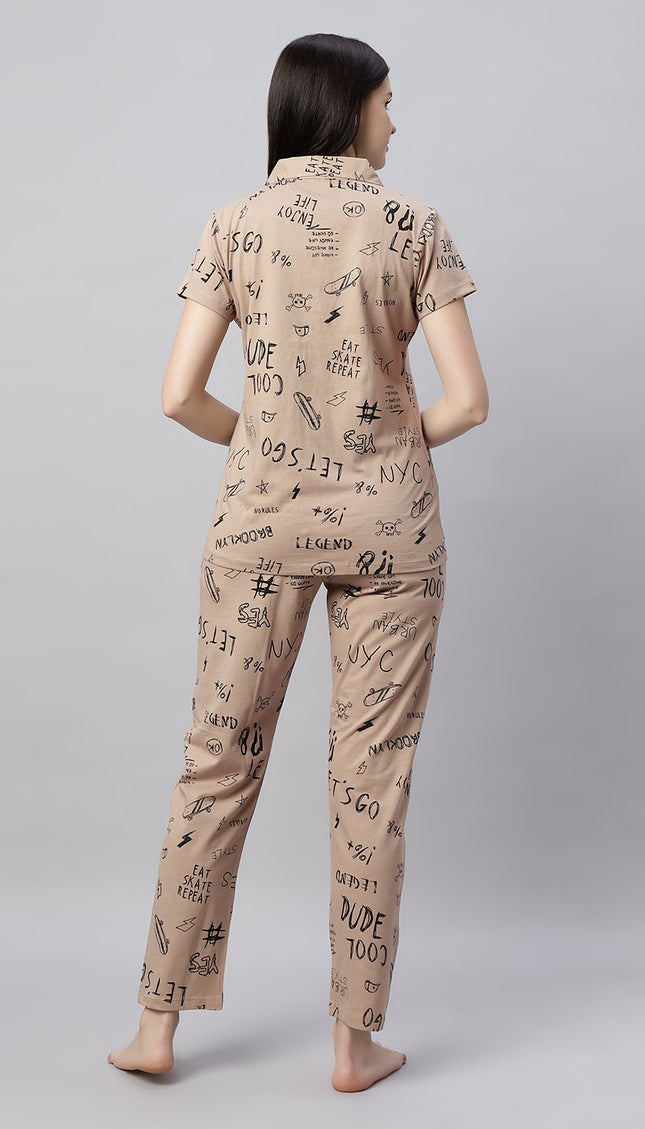 Womens Cotton Night Suit Set
