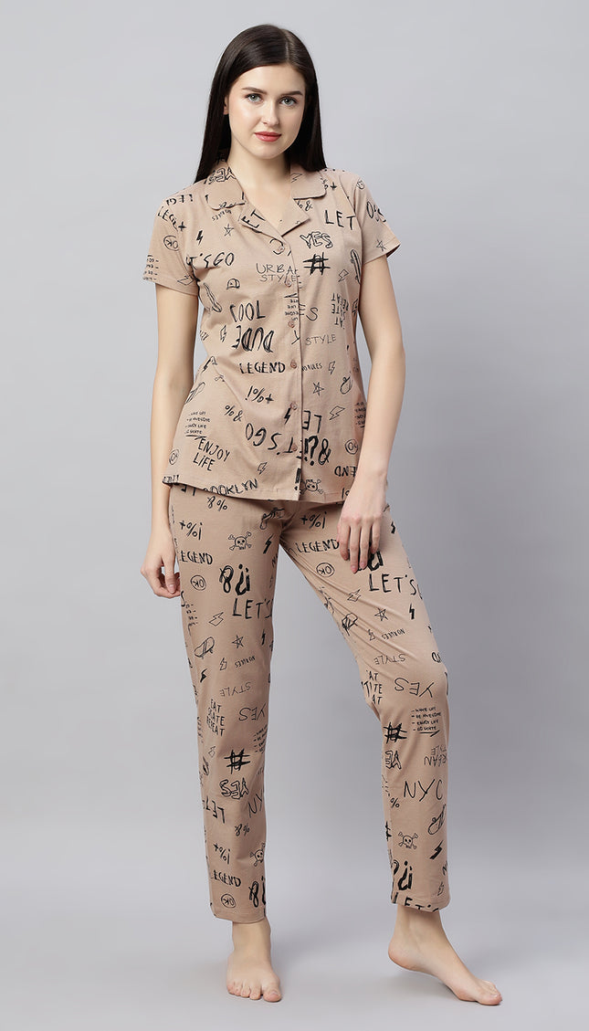 Womens Cotton Night Suit Set