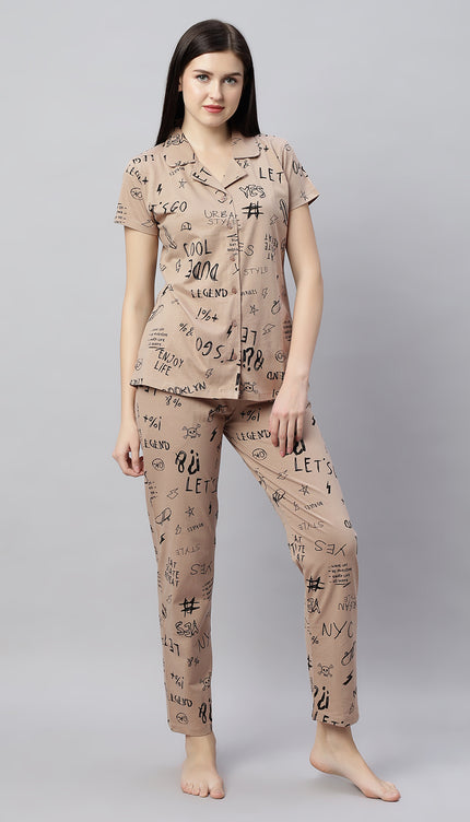 Womens Cotton Night Suit Set