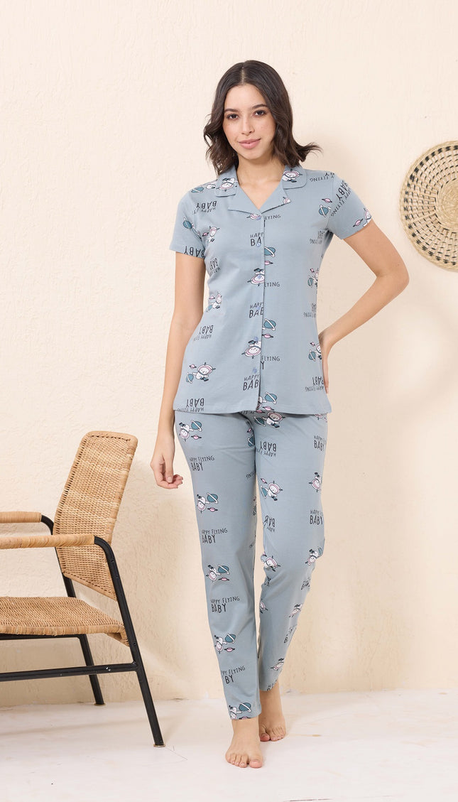 Womens Cotton Night Suit Set