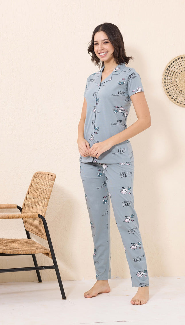 Womens Cotton Night Suit Set