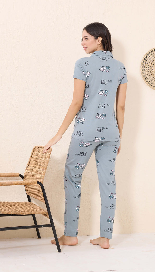 Womens Cotton Night Suit Set