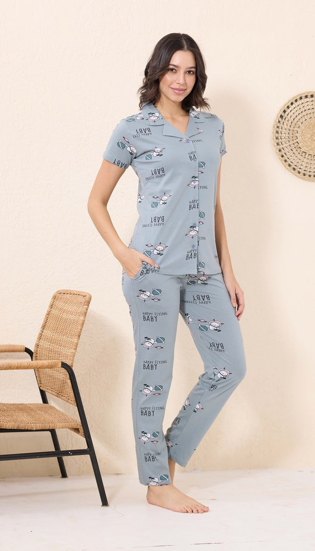 Womens Cotton Night Suit Set
