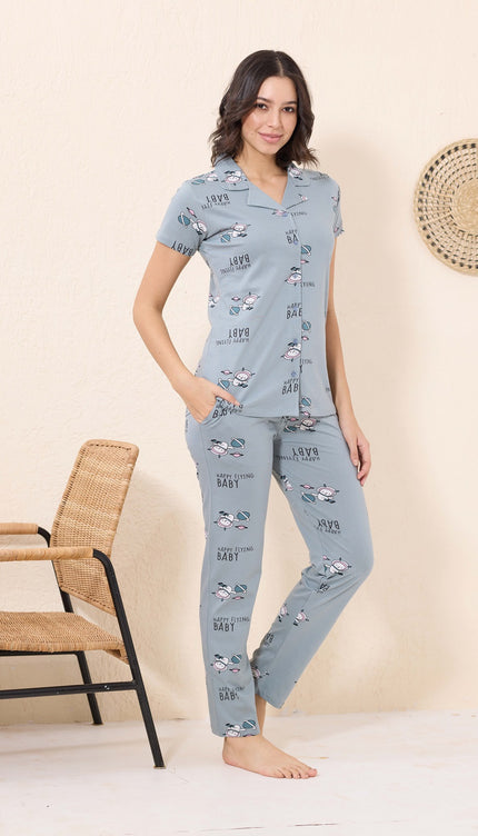 Womens Cotton Night Suit Set