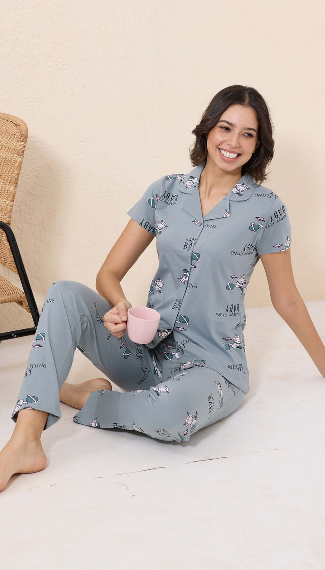 Womens Cotton Night Suit Set