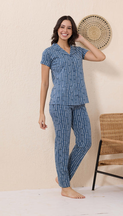 Womens Cotton Night Suit Set