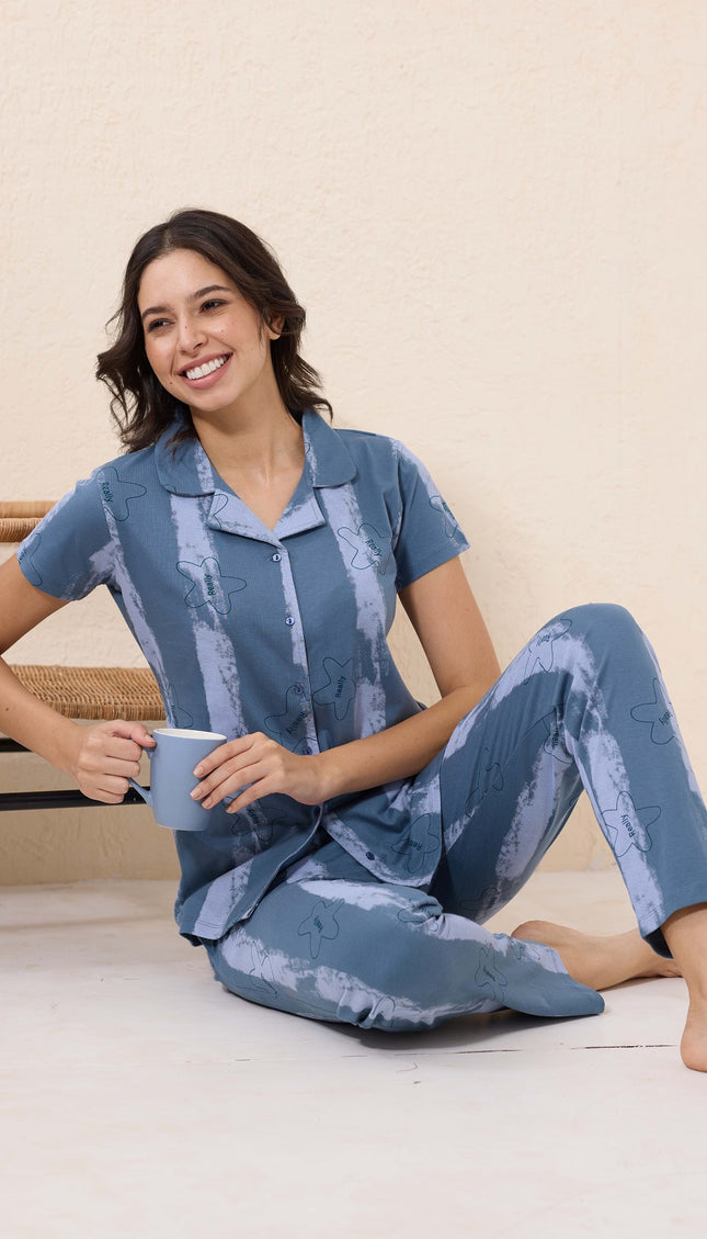 Womens Cotton Night Suit Set