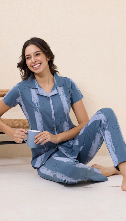 Womens Cotton Night Suit Set