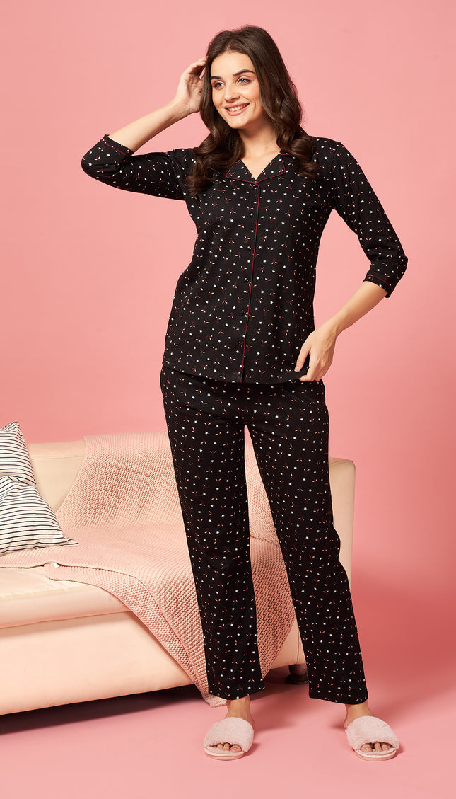 Womens Cotton Night Suit Set