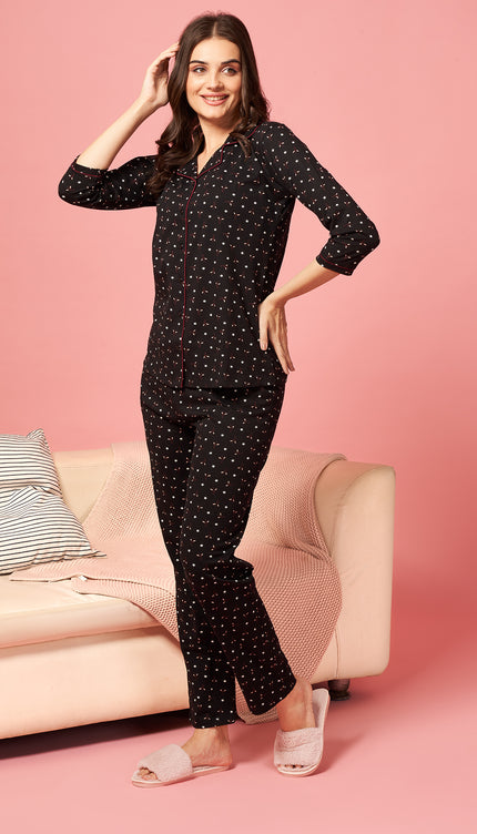 Womens Cotton Night Suit Set