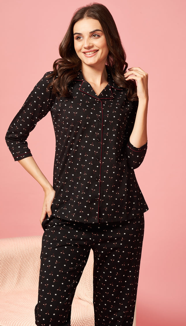 Womens Cotton Night Suit Set