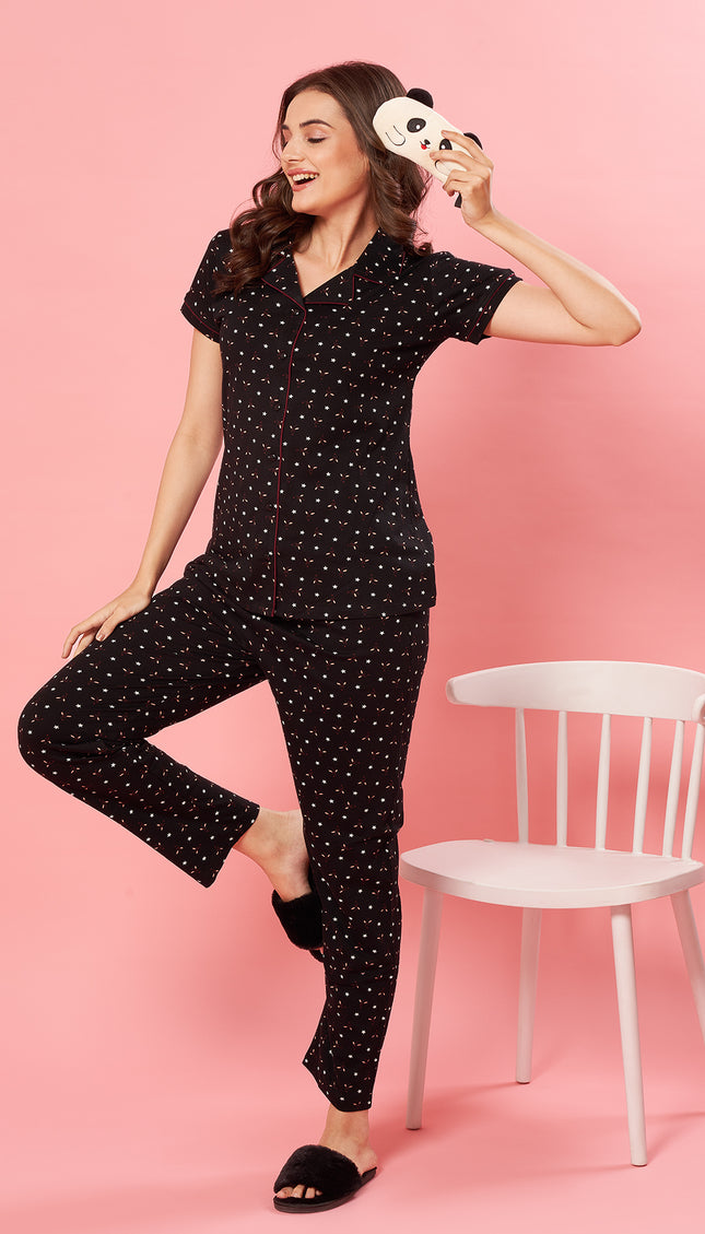 Womens Cotton Night Suit Set