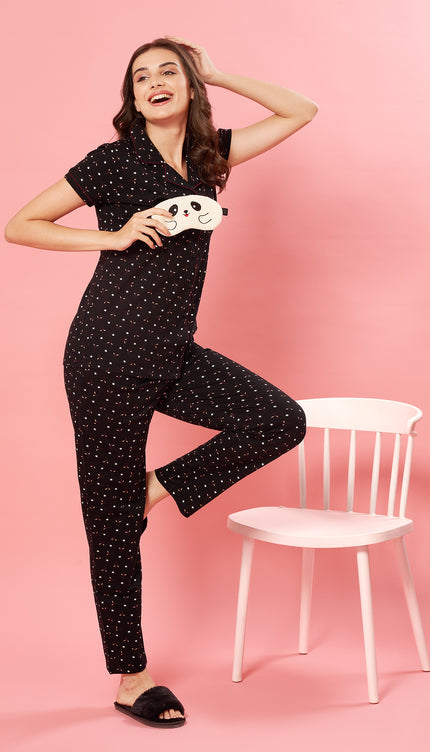 Womens Cotton Night Suit Set