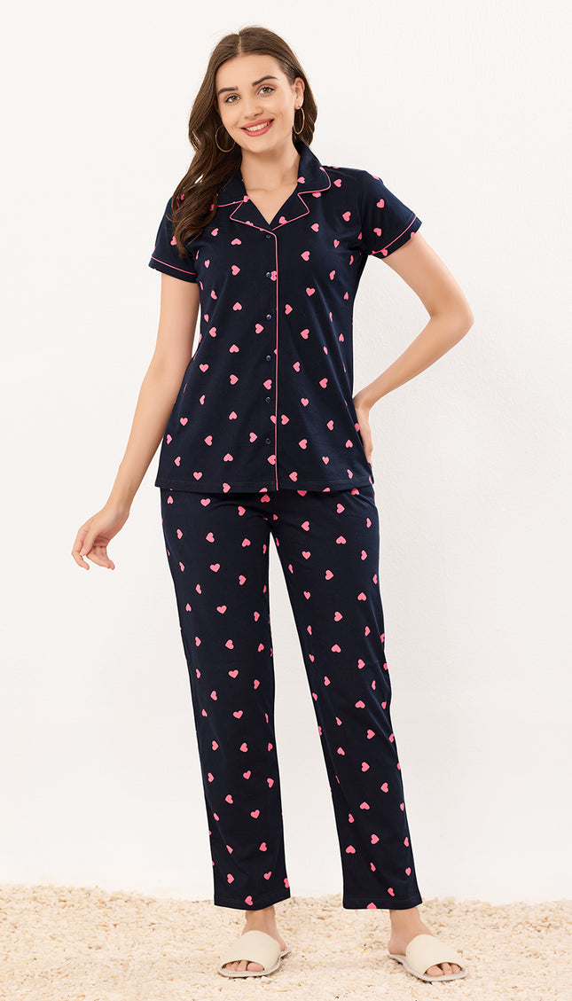 Womens Cotton Night Suit Set