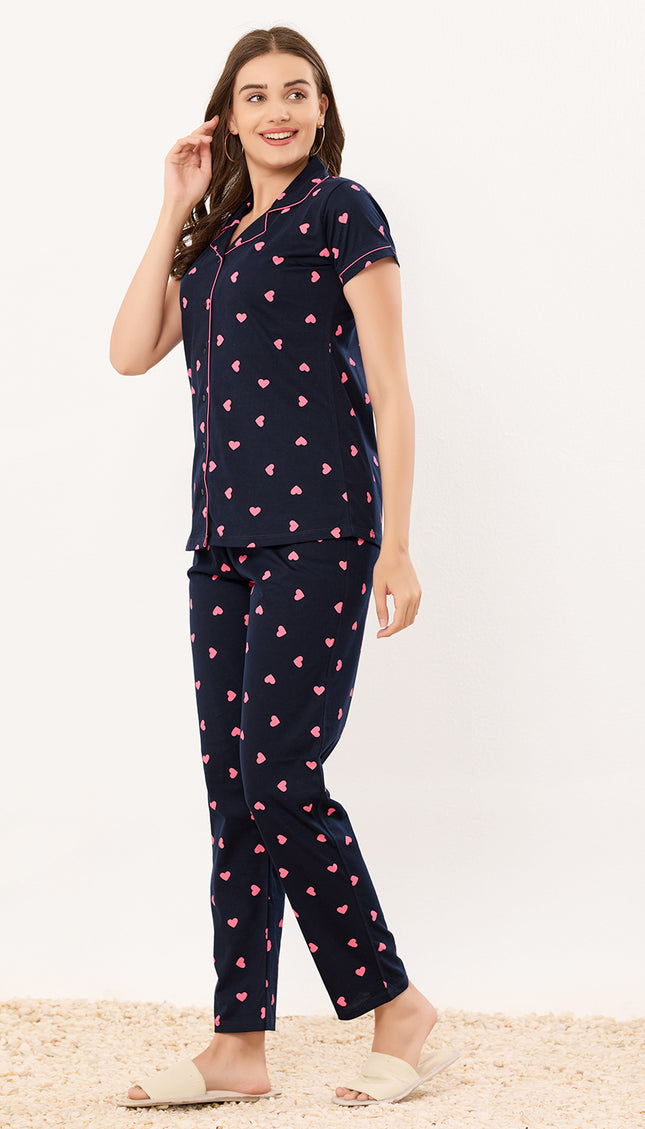 Womens Cotton Night Suit Set